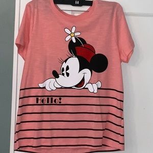 Disney Minnie mouse, coming and going, shirt.